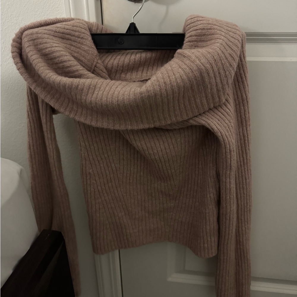 Cozy Ribbed Knit Sweater - Pink